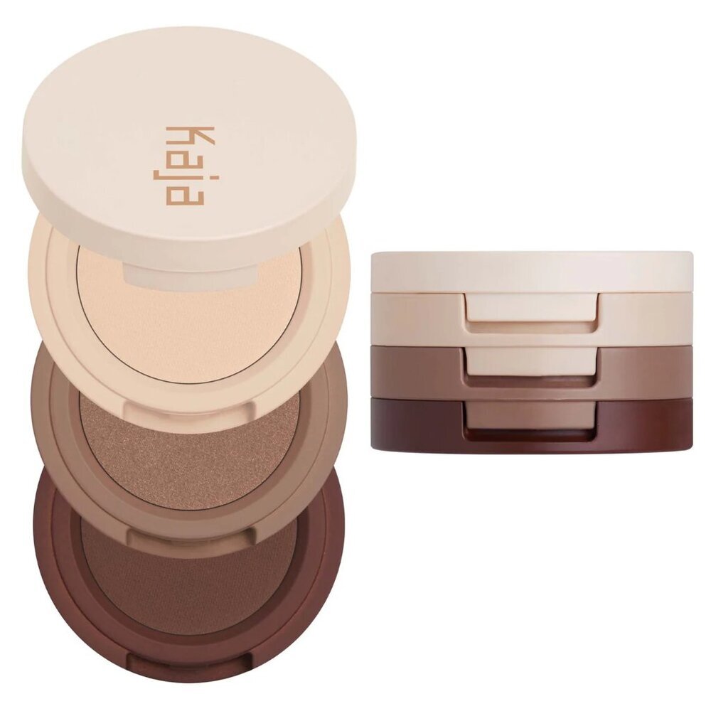Kaja Beauty Bento Eyeshadow Trio in Neutral Moment NIB